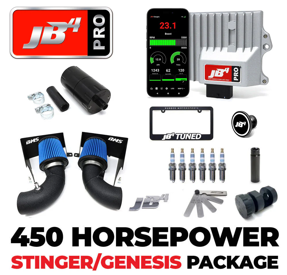 1383-blue-filters-zero-maintenance-oil-catch-can-denso-5346-ikh24-1-step-high-performance-spark-plugs-blue-filters-zero-maintenance-oil-catch-can-denso-534-variation-1.webp JB4PRO 450 Wheel Horsepower 3.3L KIA Stinger / Genesis G70 Package