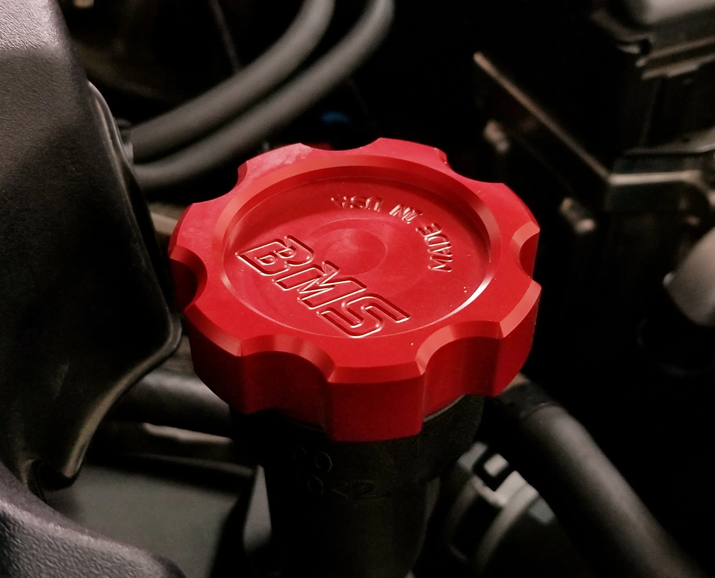 Honda/Acura/Kia/Hyundai/Genesis Billet Oil Filler Cap by BMS