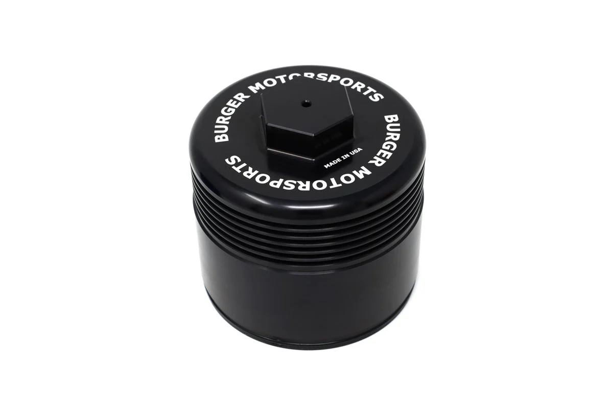 BMS Billet Oil Filter Cover for Subaru WRX, Legacy, & BRZ