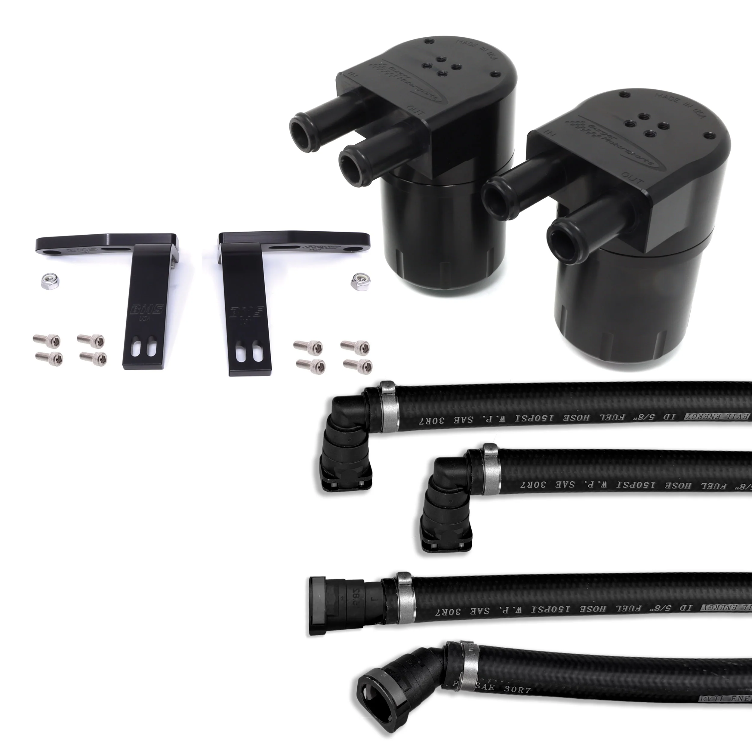 BMS Dual Oil Catch Can System for 2015+ EcoBoost Ford F-150 and Raptor (V2)