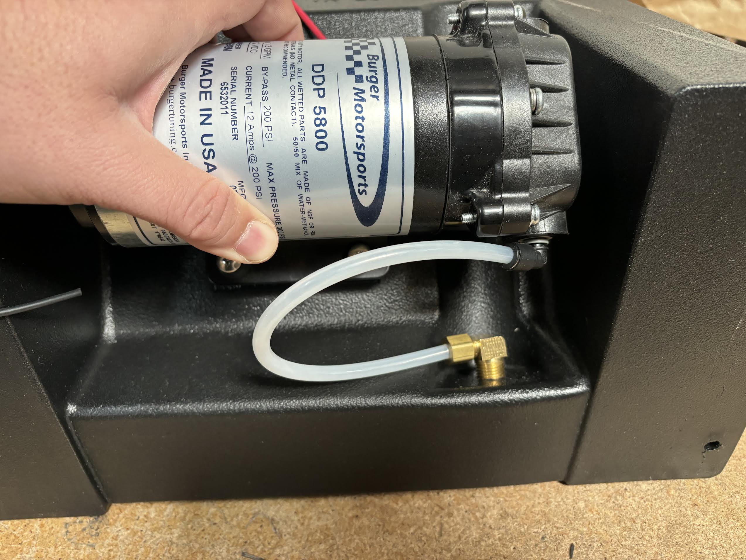 BMS 2 Gallon Universal Low Profile Water/Methanol Injection (WMI) Tank
