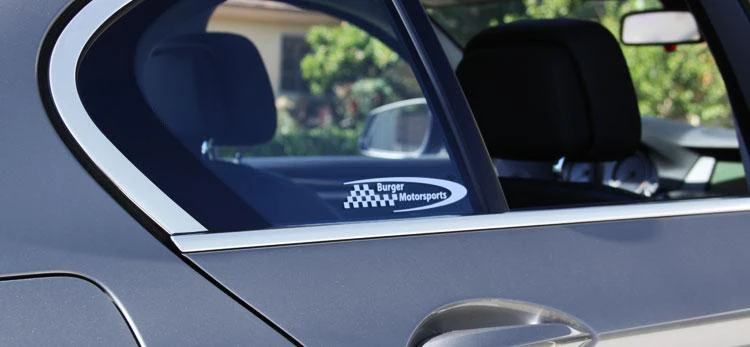 Burger Motorsports Logo Sticker Sheet (TWO PACK)